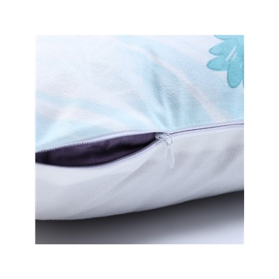 Наволочка декоративная новогодняя «Этель. Snowboarding dogs» 40×40 см, велюр