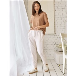 Брюки из облегченного футера с эластаном