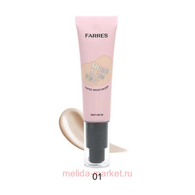 Farres Тональный Флюид с дозатором тон 1 слоновая кость 30 г 4067-DG