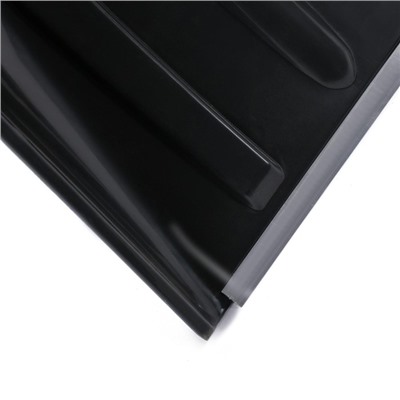 Лопата для уборки снега, пластиковый ковш 410×415 мм, металлическая планка, деревянный черенок, с ручкой