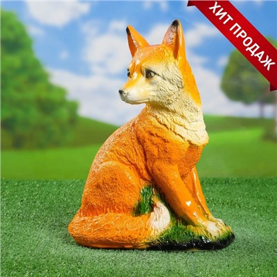Садовая фигура из гипса «Лисица», 19×27×37 см