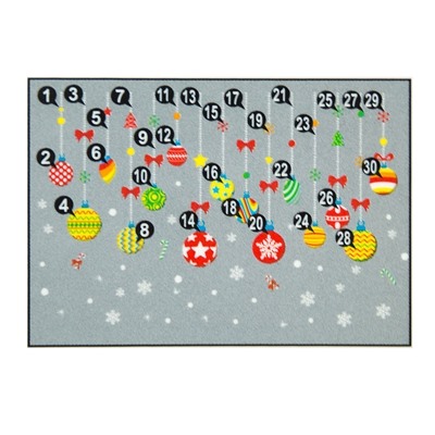 Наклейка - витражная 06 New Year (multicolor)
