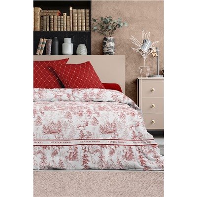 КПБ перкаль Mia Cara рис. 37103-1/15886-14 Winter Wood