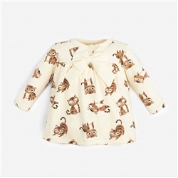 Боди - платье «Крошка Я. Тигруля», рост 62-68 см, бежевое