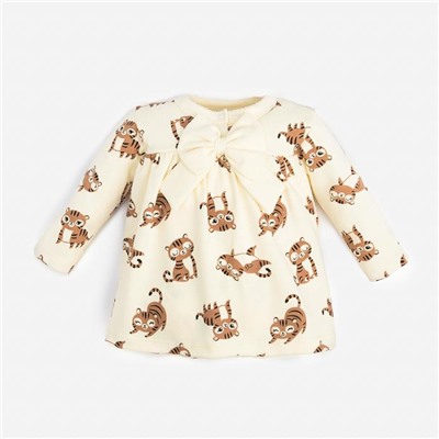 Боди - платье «Крошка Я. Тигруля», рост 62-68 см, бежевое