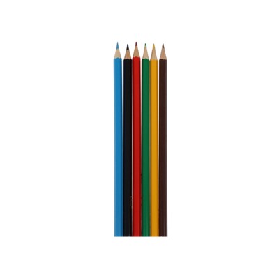 Карандаши Calligrata, цветные, 6 цветов, шестигранные
