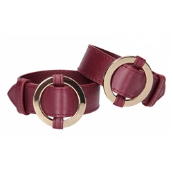 Бордовые наручники Halo Wrist   Ankle Cuffs