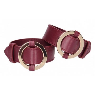 Бордовые наручники Halo Wrist   Ankle Cuffs