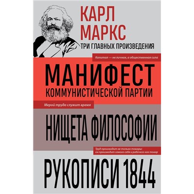 Эксмо Карл Маркс "Карл Маркс. Манифест коммунистической партии. Нищета философии. Рукописи 1844"