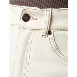 Шорты из эластичного денима