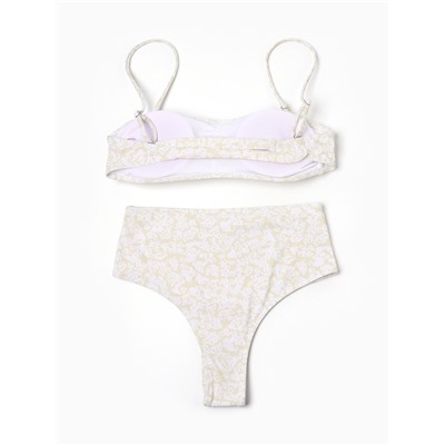 Купальник раздельный с топом женский MINAKU, с принтом, размер 42