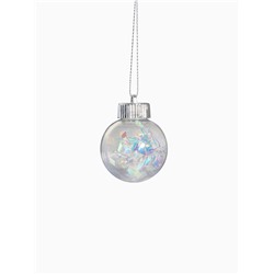 Ёлочные игрушки «Калейдоскоп» волна, шары новогодние, d=6 см, набор 12 шт., МИКС