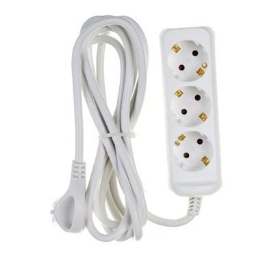 Удлинит.ПВС с заземл. 1.5-1.7м 3роз