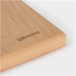 Доска разделочная Adelica «Профессиональная», 40×25×2.5 см, дерево бук