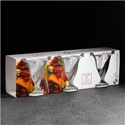 Набор ваз для мороженого стеклянный Ice ville, d=12 см, 3 шт.