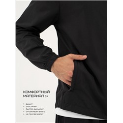 Ветровка мужская Resport, р. 52, цвет чёрный, спортивная