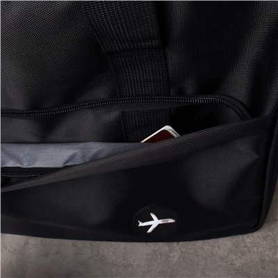 Сумка дорожная 40х22х31 см / BAG-65721/1 /уп 30/черная