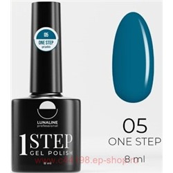 LunaLine Гель-лак One Step однофазный т.05 циан 8мл