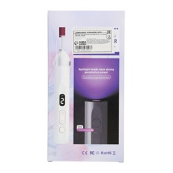 Машинка для маникюра LMM-01-05, 5 насадок, 2 Вт, АКБ, белый