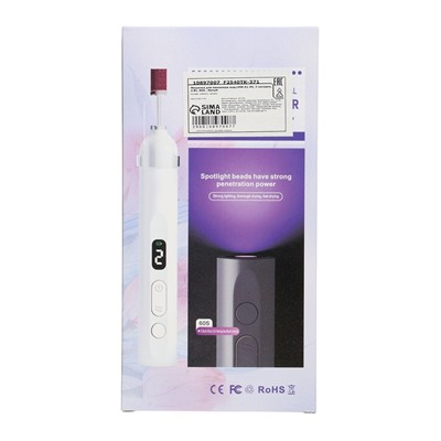 Машинка для маникюра LMM-01-05, 5 насадок, 2 Вт, АКБ, белый