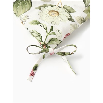 Подушка на стул «Этель» Organic home, 42×42×7 см, белая