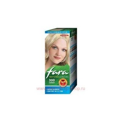 РК Fara Natural Colors Краска для волос тон 300 блондор