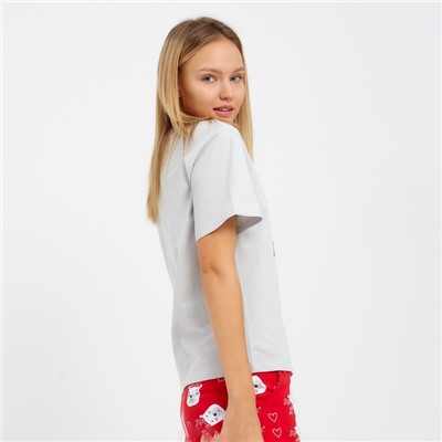 Пижама женская (футболка и шорты) KAFTAN «Мишки» размер 52-54