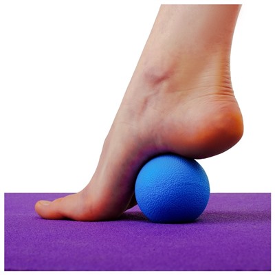 Мяч массажный ONLYTOP, d=6 см, 140 г, МИКС