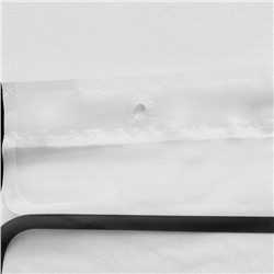 Штора для ванной комнаты Доляна «Квадраты», 180×180 см, PEVA