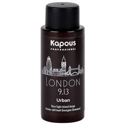 Kapous Полуперманентный жидкий краситель для волос «Urban» LC 9.13 Лондон 60 мл