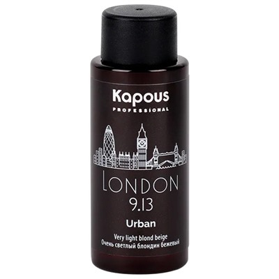 Kapous Полуперманентный жидкий краситель для волос «Urban» LC 9.13 Лондон 60 мл