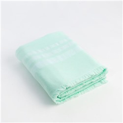 Полотенце махровое двухстороннее «Этель. Уют», 90×170 см, хлопок 100%, мятное