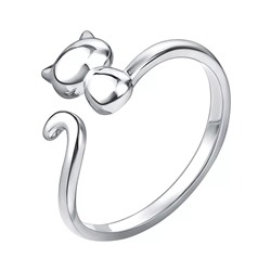 Кольцо из серебра без вставки, Л-10436