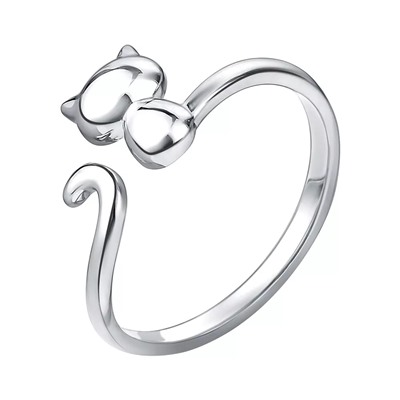 Кольцо из серебра без вставки, Л-10436