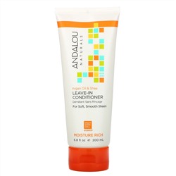 Andalou Naturals, Несмываемый кондиционер, масла арганы и ши, 200 мл (6,8 жидк. унций)