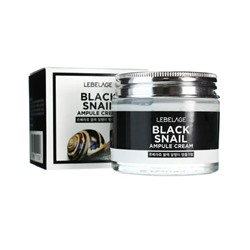 Lebelage Ампульный крем с муцином черной улитки Ampule Cream Black Snail