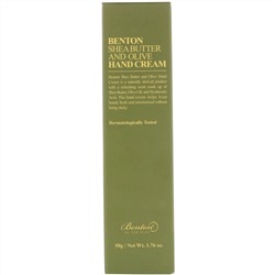 Benton, Shea Butter and Olive, Hand Cream, 1.76 oz (50 g)