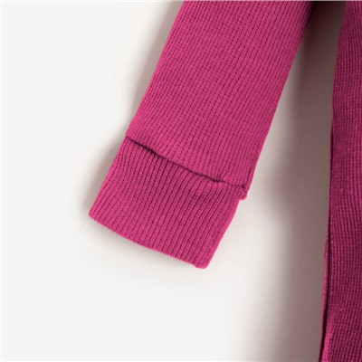 Боди-водолазка детская MINAKU, малиновое, рост 62-68 см