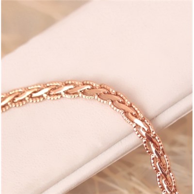 Браслет позолота Н01-1074  длина 21 см.