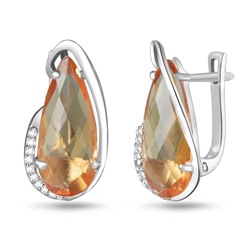 Серьги, султанит, Волна