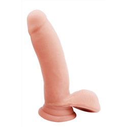 Телесный фаллоимитатор-реалистик Dual Density Dildo - 17,5 см.