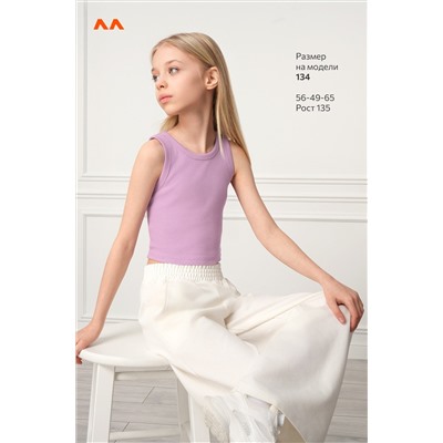 Майка-топ в рубчик для девочки Happyfox