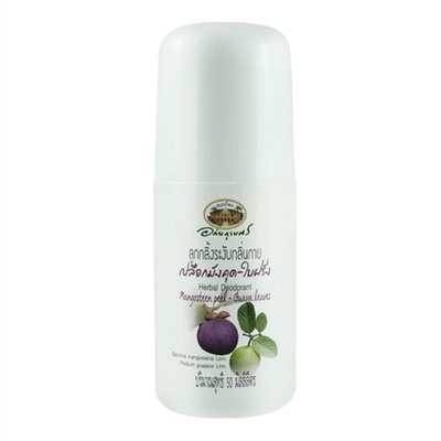 Abhaibhubejhr Дезодорант роликовый мангостин и гуава / Mangosteen Peel & Guava Leave Herbal Deodorant, 50 мл 22065