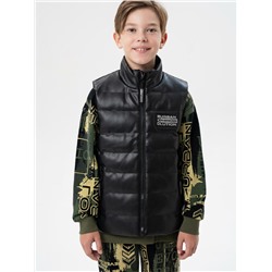 Жилет кожаный для мальчиков