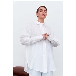 Рубашка длинная  S002_W/Белый