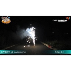 Фонтан пиротехнический GW0819-10 Серебряный фонтан / SILVER FOUNTAN