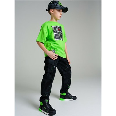 Брюки текстильные джинсовые для мальчиков