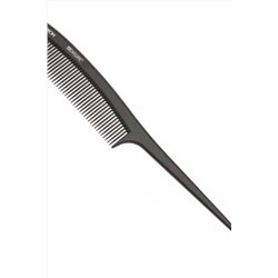 Dewal Расчёска рабочая с пластиковым хвостиком / Carbon CO-6109, коричневый, 21 см KRISTALLER, 1111571