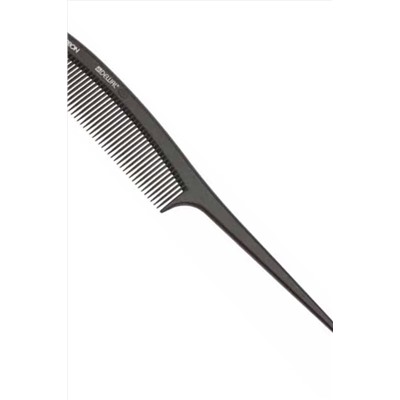Dewal Расчёска рабочая с пластиковым хвостиком / Carbon CO-6109, коричневый, 21 см KRISTALLER, 1111571