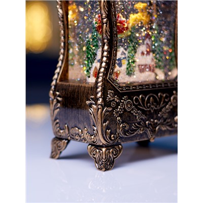 Фигура светодиодная «Телефон» 34×16×9 см, от батареек 3хААА, музыка, USB, свечение тёплое белое